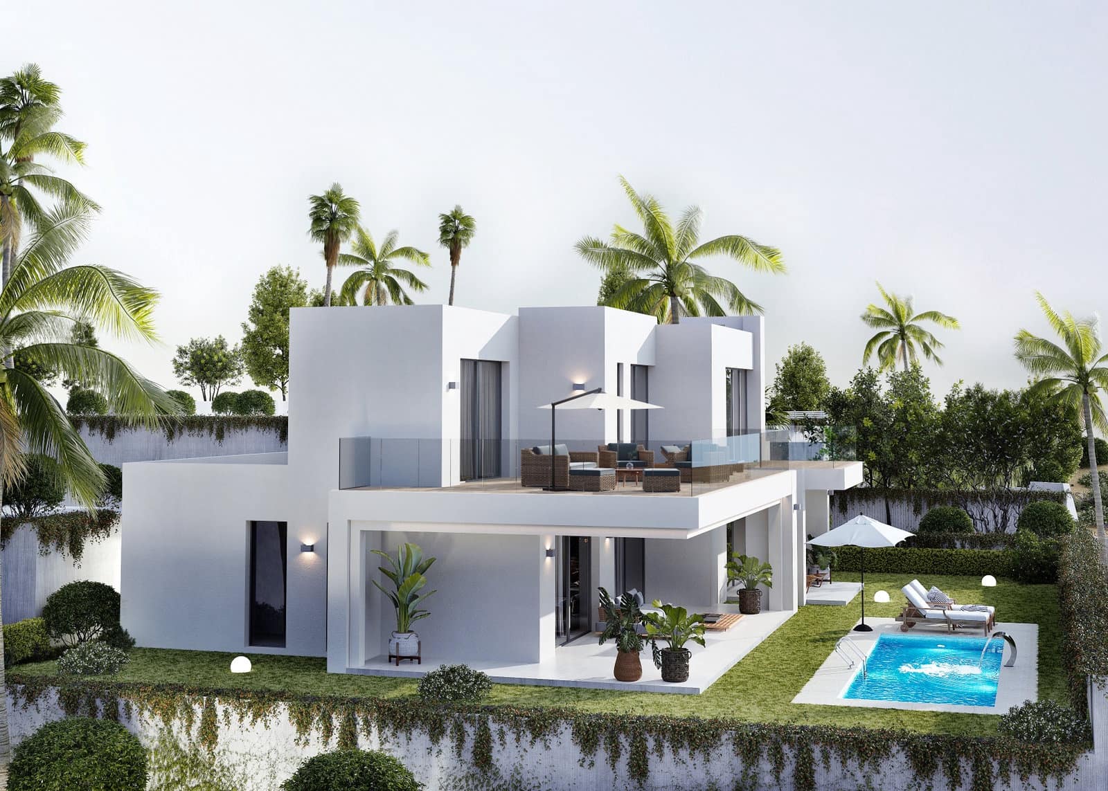 4 sovrum Villa till salu i Mijas med pool garage - 1 975 000 € (Ref: 9319967)