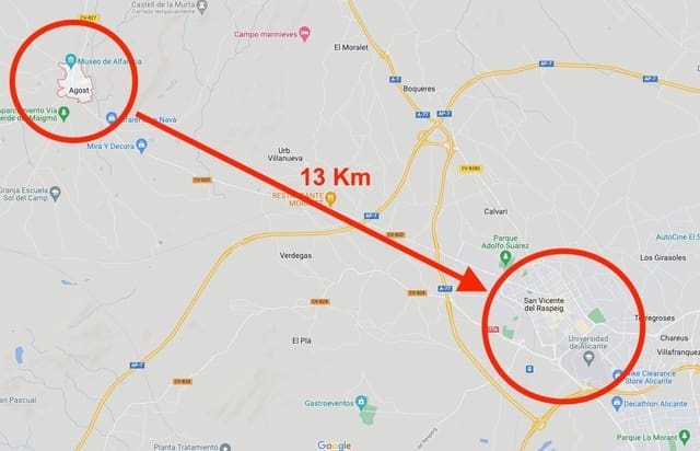 Building Plot for sale in Agost - € 180,000 (Ref: 8799472)