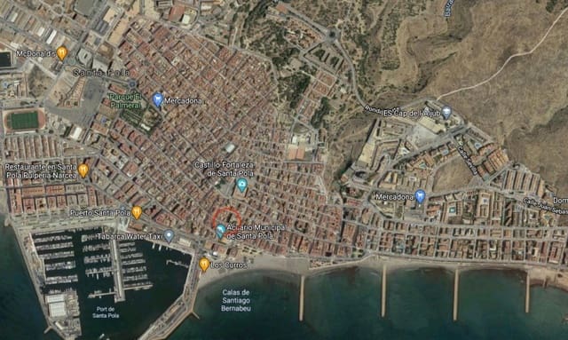 Byggegrund til salg i Playa Levante, Santa Pola - € 350.000 (Ref: 8799505)