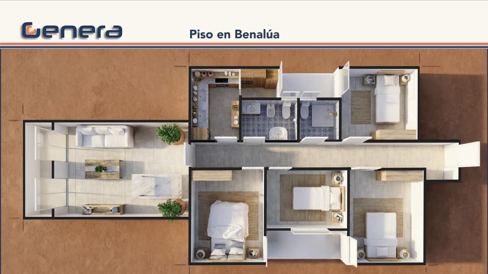 4 Zimmer Wohnung zu verkaufen in Alicante / Alacant Stadt - 229.900 € (Ref: 9503551)