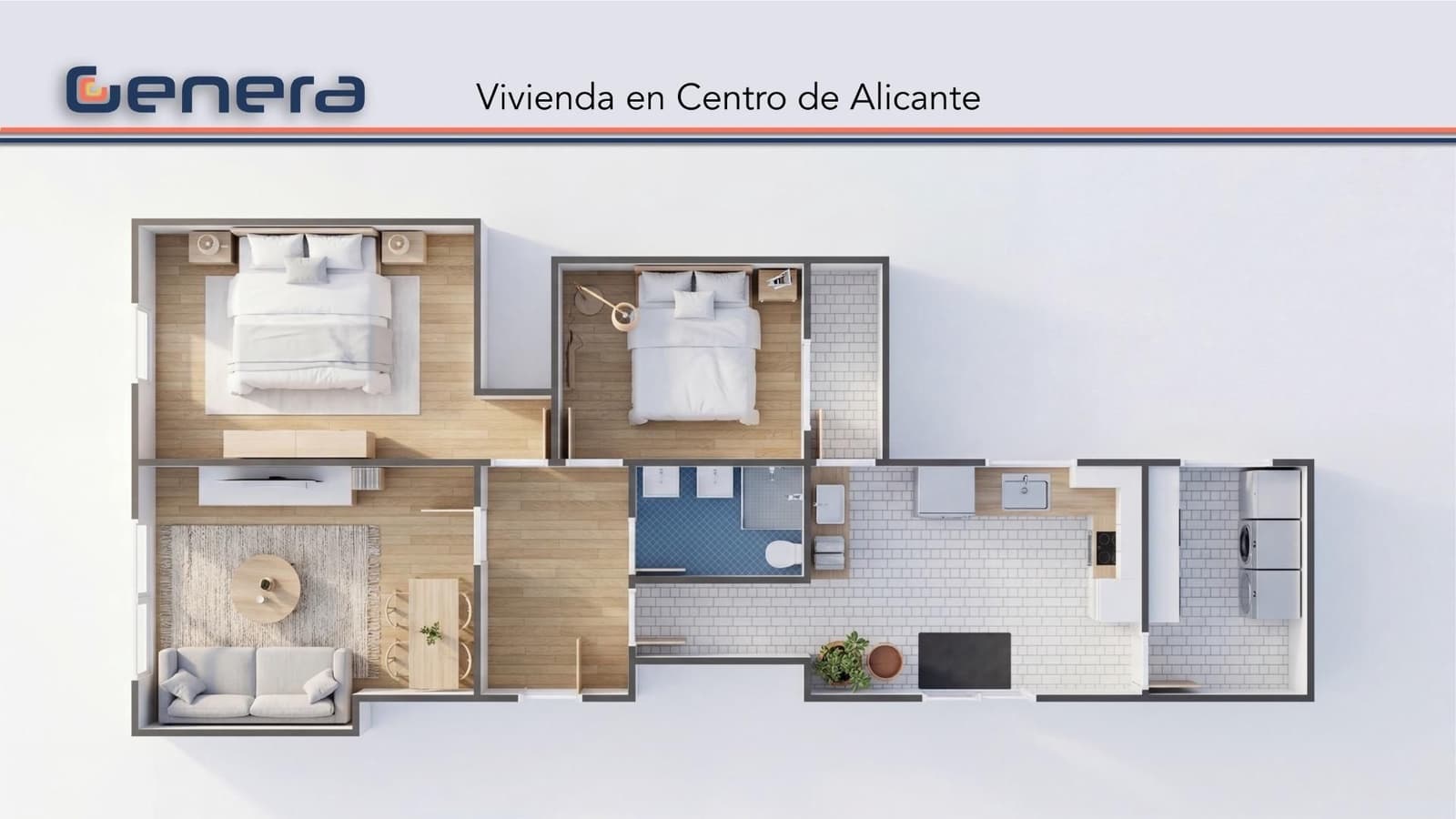 3 sypialnia Mieszkanie na sprzedaż w Miasto Alicante / Alacant - 400 000 € (Ref: 9640771)