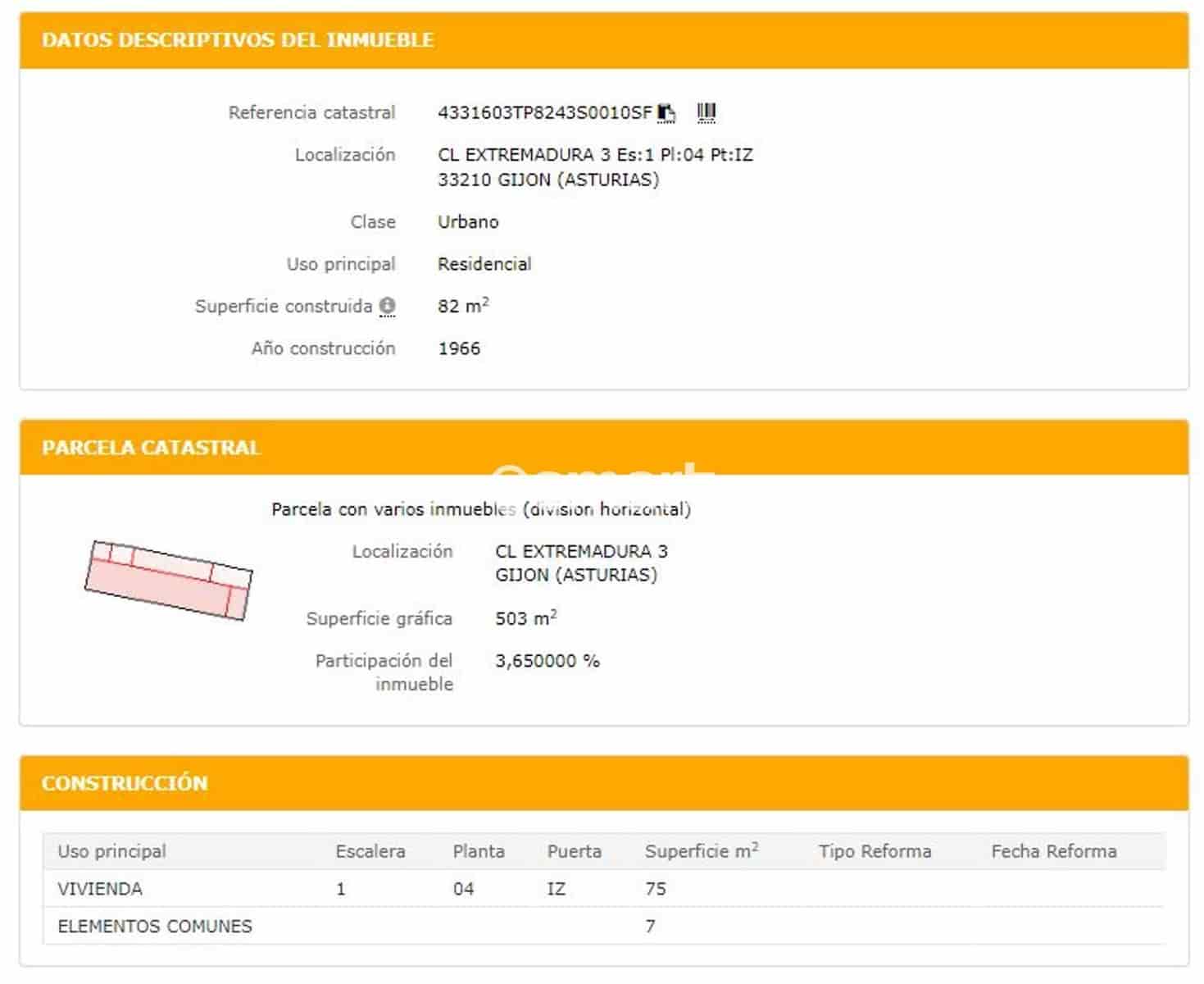 3 soveværelse Lejlighed til salg i Gijon - € 99.200 (Ref: 8481564)