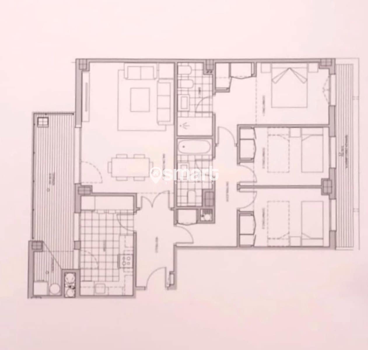 3 soveværelse Lejlighed til salg i Dos Hermanas med swimmingpool garage - € 296.000 (Ref: 8526241)