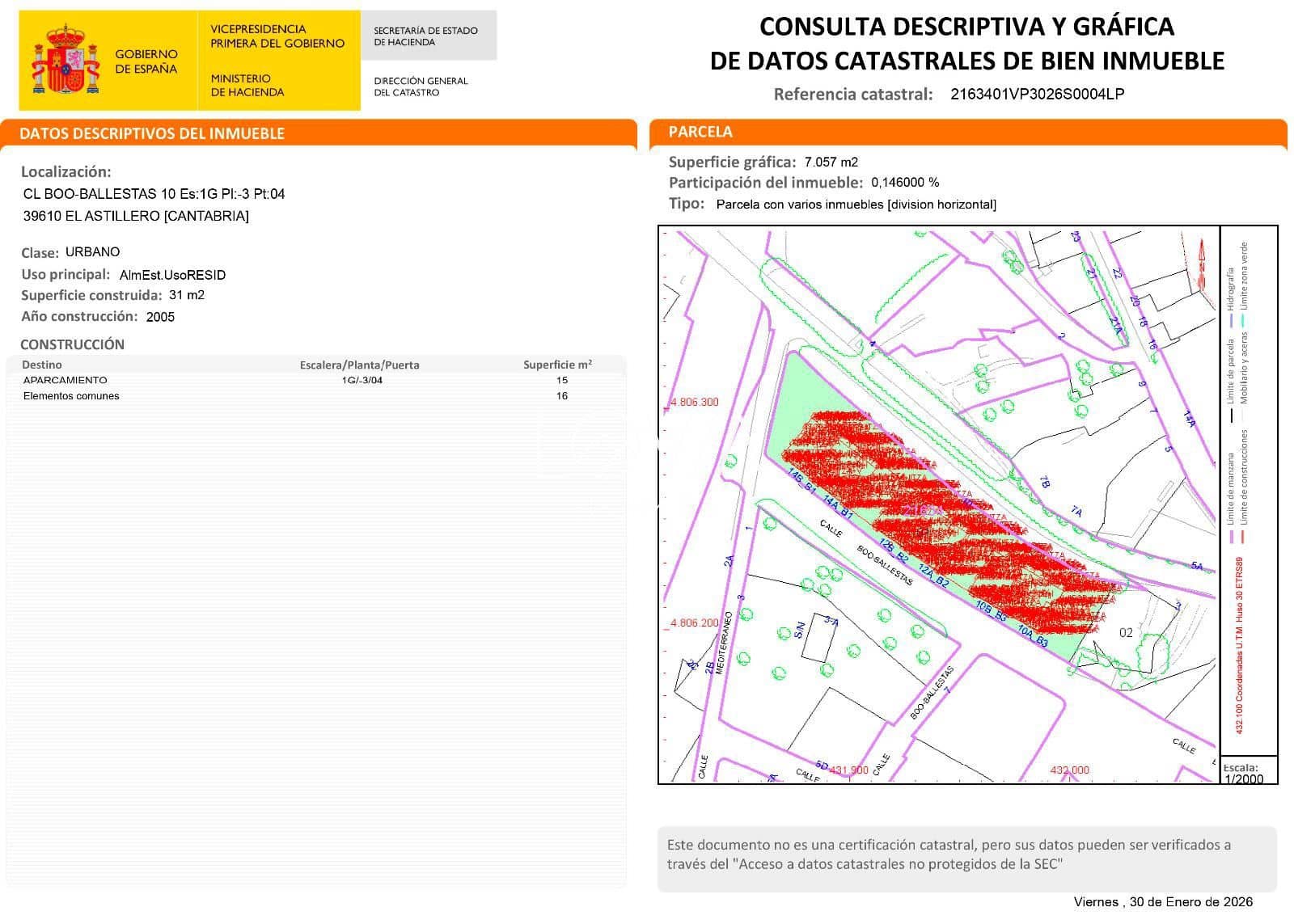 Piso de 4 habitaciones en El Astillero en venta - 149.550 € (Ref: 8873723)