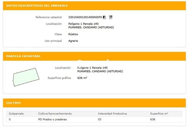 Byggegrund til salg i Candamo - € 30.000 (Ref: 9141249)