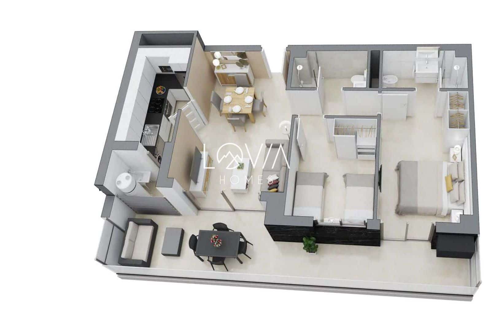 2 slaapkamer Flat te koop in Cabanes met zwembad garage - € 256.799 (Ref: 9180397)