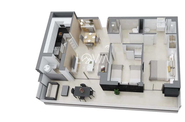 2 slaapkamer Flat te koop in Cabanes met zwembad garage - € 256.799 (Ref: 9180397)