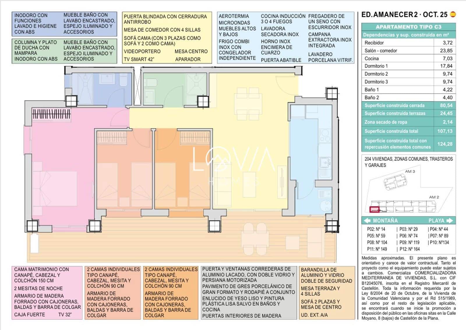 3 soverom Leilighet til salgs i Cabanes med svømmebasseng garasje - € 566 406 (Ref: 9180398)