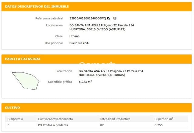 Bouwgrond te koop in Oviedo - € 350.000 (Ref: 9309272)