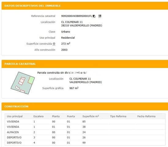 3 chambre Villa/Maison à vendre à Valdemorillo avec piscine - 342 000 € (Ref: 9322782)