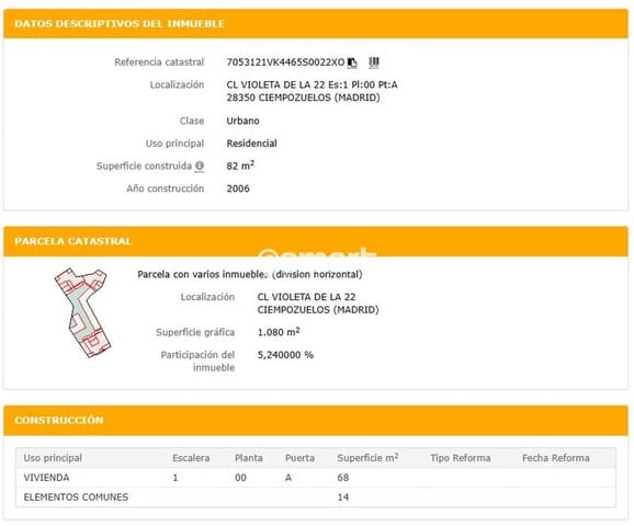 2 soveværelse Lejlighed til salg i Ciempozuelos - € 129.000 (Ref: 9436555)