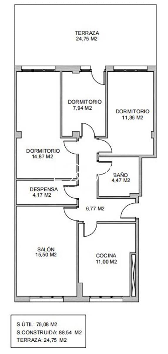 3 soverom Leilighet til salgs i Gijon - € 150 000 (Ref: 9452920)