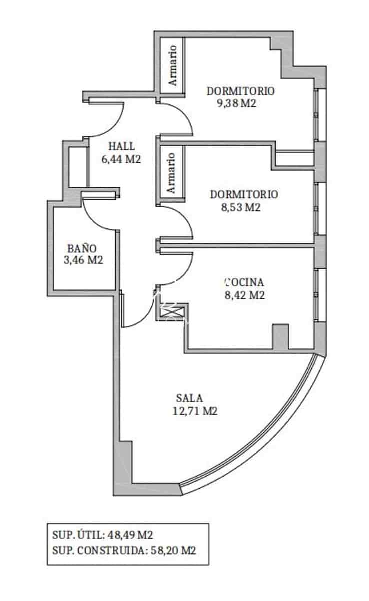2 makuuhuone Asunto myytävänä paikassa Gijon - 185 000 € (Ref: 9470714)