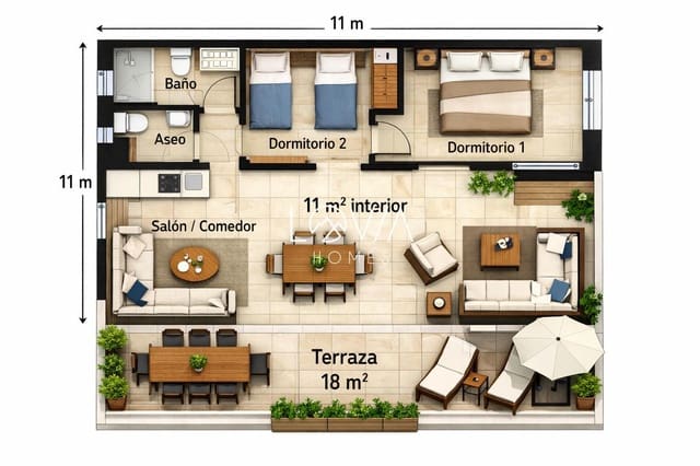 2 bedroom Flat for sale in Madrid city with pool - € 785,000 (Ref: 9541842)