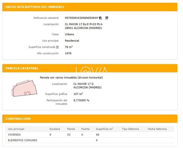 2 bedroom Flat for sale in Alcorcón - € 180,000 (Ref: 9542008)