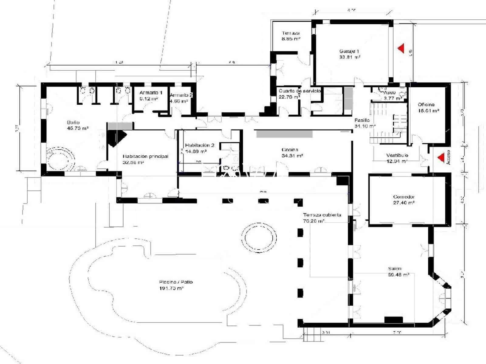 4 camera da letto Villa in vendita in Villaviciosa de Odon con piscina - 1.300.000 € (Rif: 9610198)