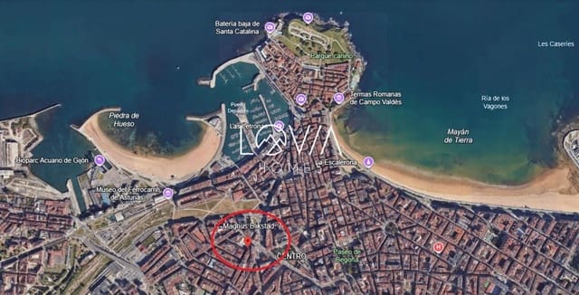 Piso de 3 habitaciones en Gijón en venta - 260.000 € (Ref: 9669324)