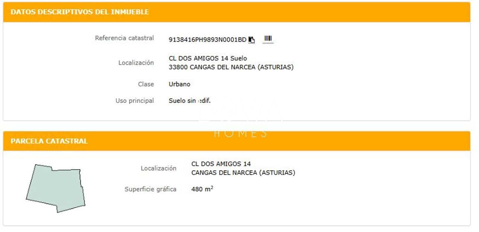 Tontti myytävänä paikassa Cangas del Narcea - 165 000 € (Ref: 9669325)