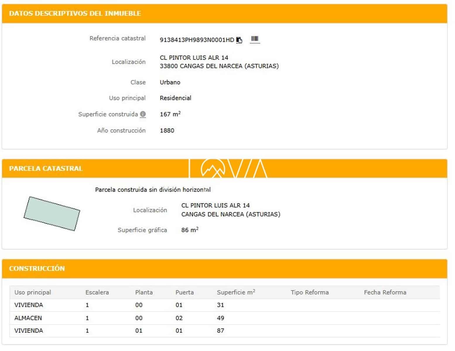 Tontti myytävänä paikassa Cangas del Narcea - 165 000 € (Ref: 9669325)
