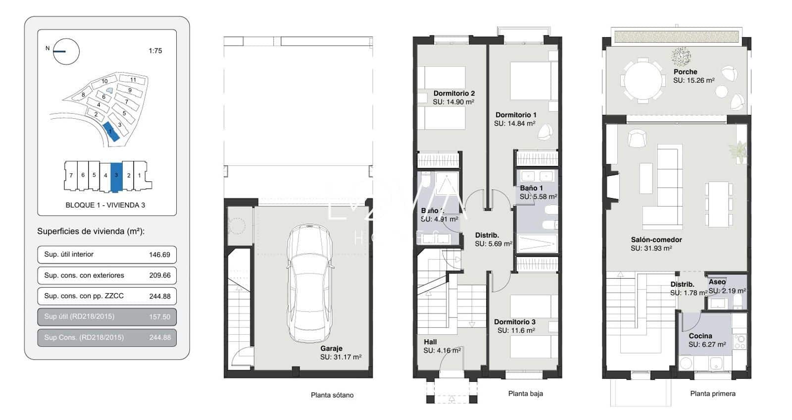 3 sypialnia Dom na sprzedaż w Estepona z basenem garażem - 470 250 € (Ref: 9806967)