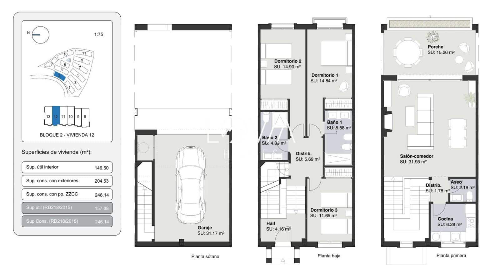 3 camera da letto Casa in vendita in Estepona con piscina garage - 470.250 € (Rif: 9806967)