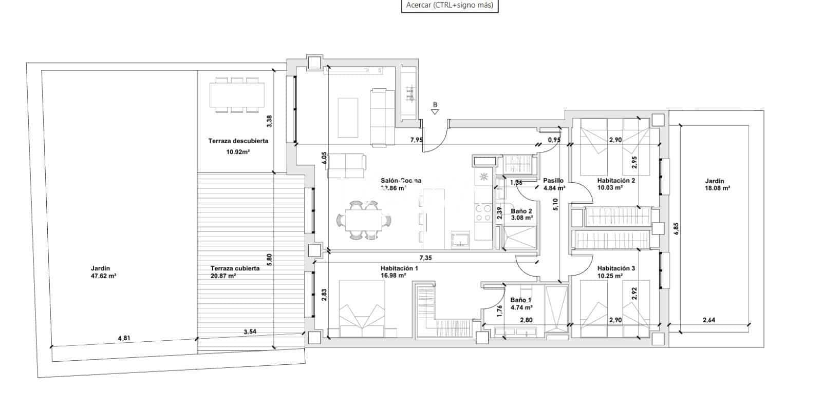 3 sovrum Lägenhet till salu i Casares med pool - 472 000 € (Ref: 9807050)