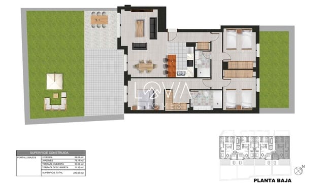 3 sovrum Lägenhet till salu i Doña Julia Golf, Casares med pool - 472 000 € (Ref: 9807050)