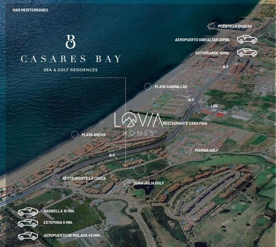 3 sovrum Lägenhet till salu i Doña Julia Golf, Casares med pool - 472 000 € (Ref: 9807050)