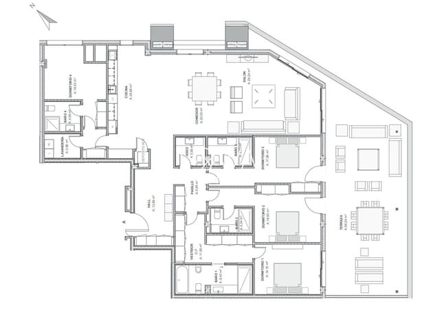 Piso de 4 habitaciones en New Golden Mile, Estepona en venta con piscina garaje - 2.025.720 € (Ref: 9807137)