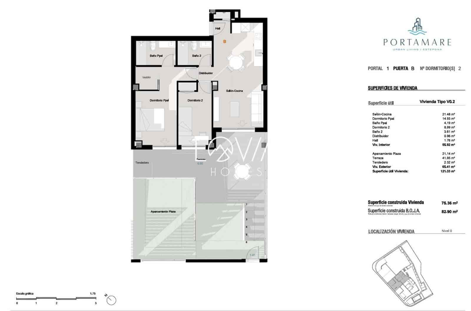 2 soverom Leilighet til salgs i Estepona med svømmebasseng - € 459 700 (Ref: 9807143)