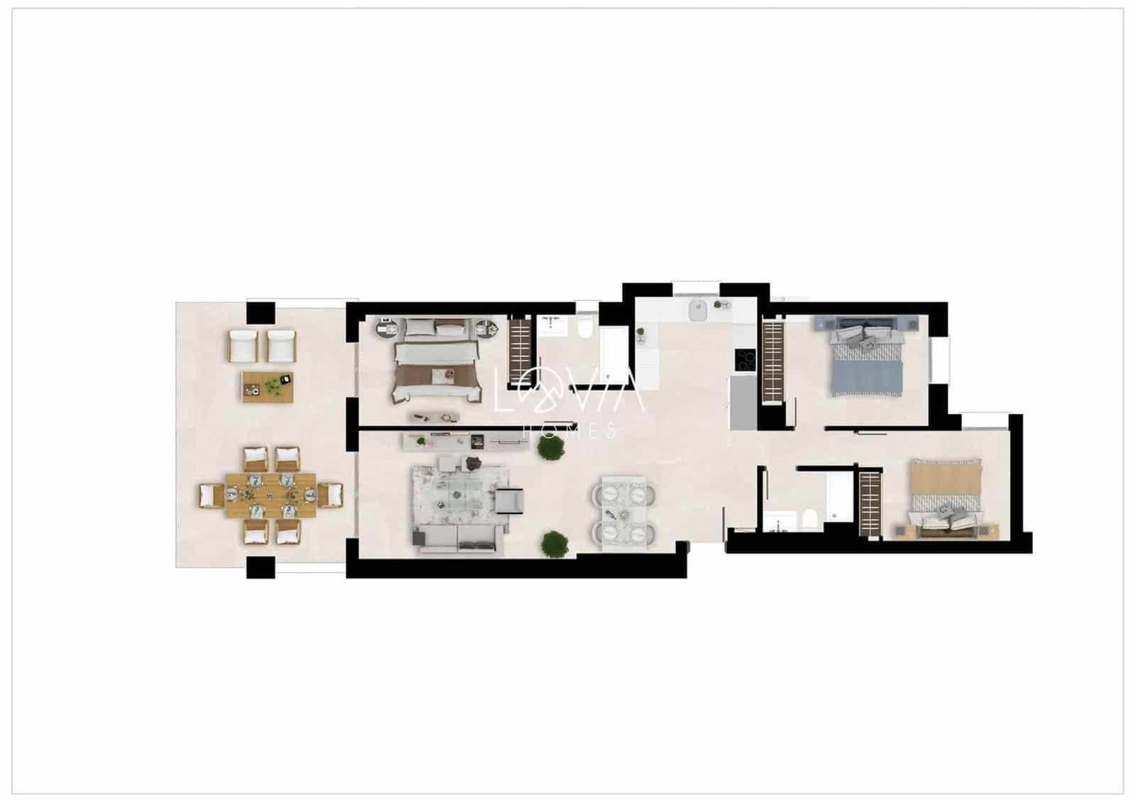 2 chambre Appartement à vendre à Estepona avec piscine garage - 375 000 € (Ref: 9848113)