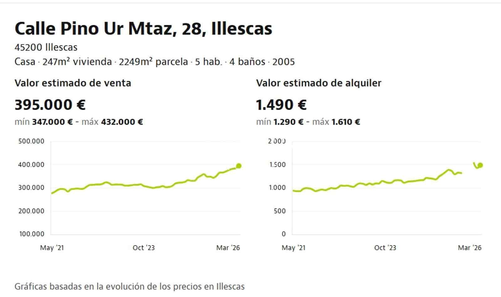 Chalet de 3 habitaciones en Illescas en venta - 239.000 € (Ref: 9902454)