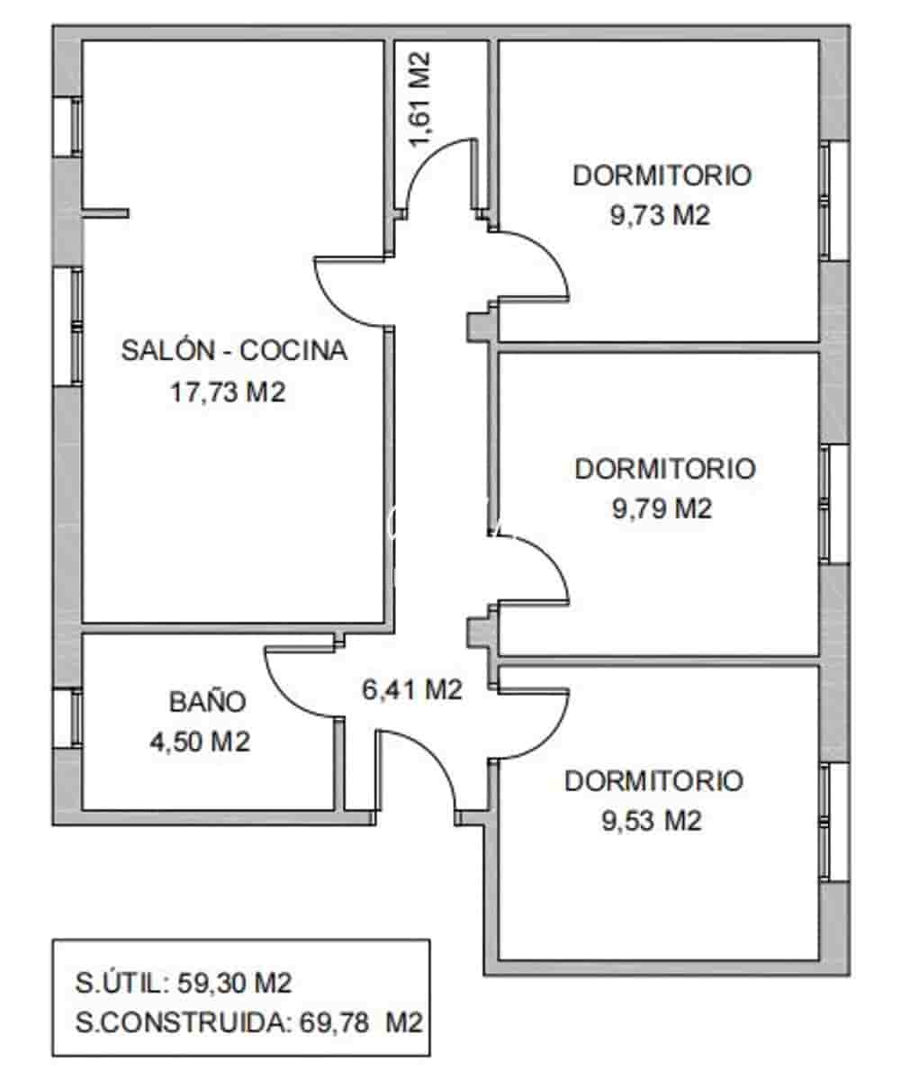 2 sypialnia Mieszkanie na sprzedaż w Langreo - 125 000 € (Ref: 9953622)