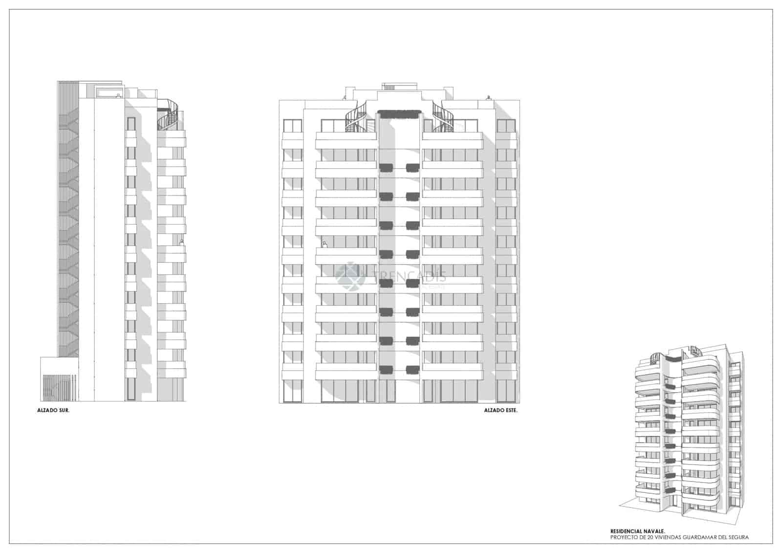2 soverom Penthouse til salgs i Guardamar del Segura med svømmebasseng garasje - € 539 000 (Ref: 9380115)