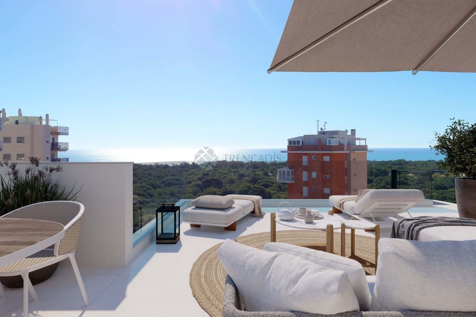 2 soverom Penthouse til salgs i Guardamar del Segura med svømmebasseng garasje - € 539 000 (Ref: 9380115)