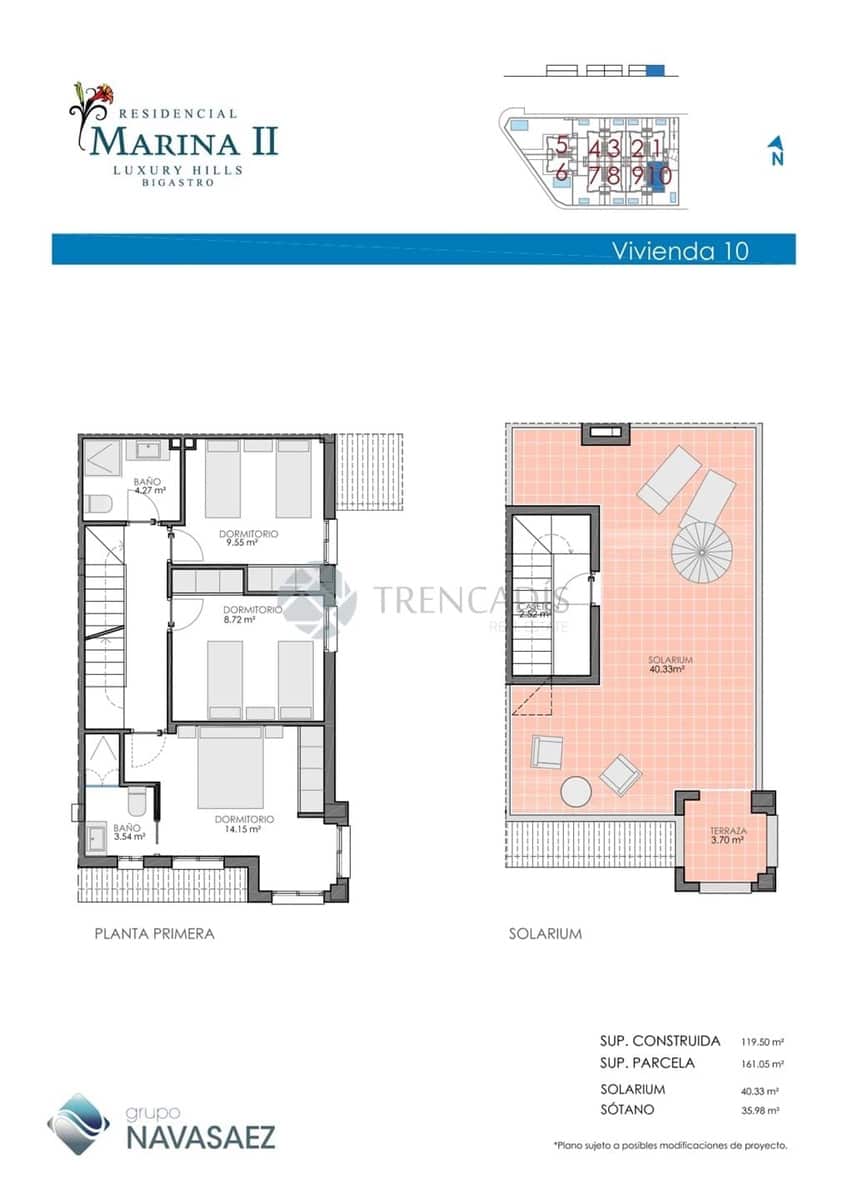 4 sypialnia Dom szeregowy na sprzedaż w Bigastro z basenem garażem - 269 900 € (Ref: 9398896)