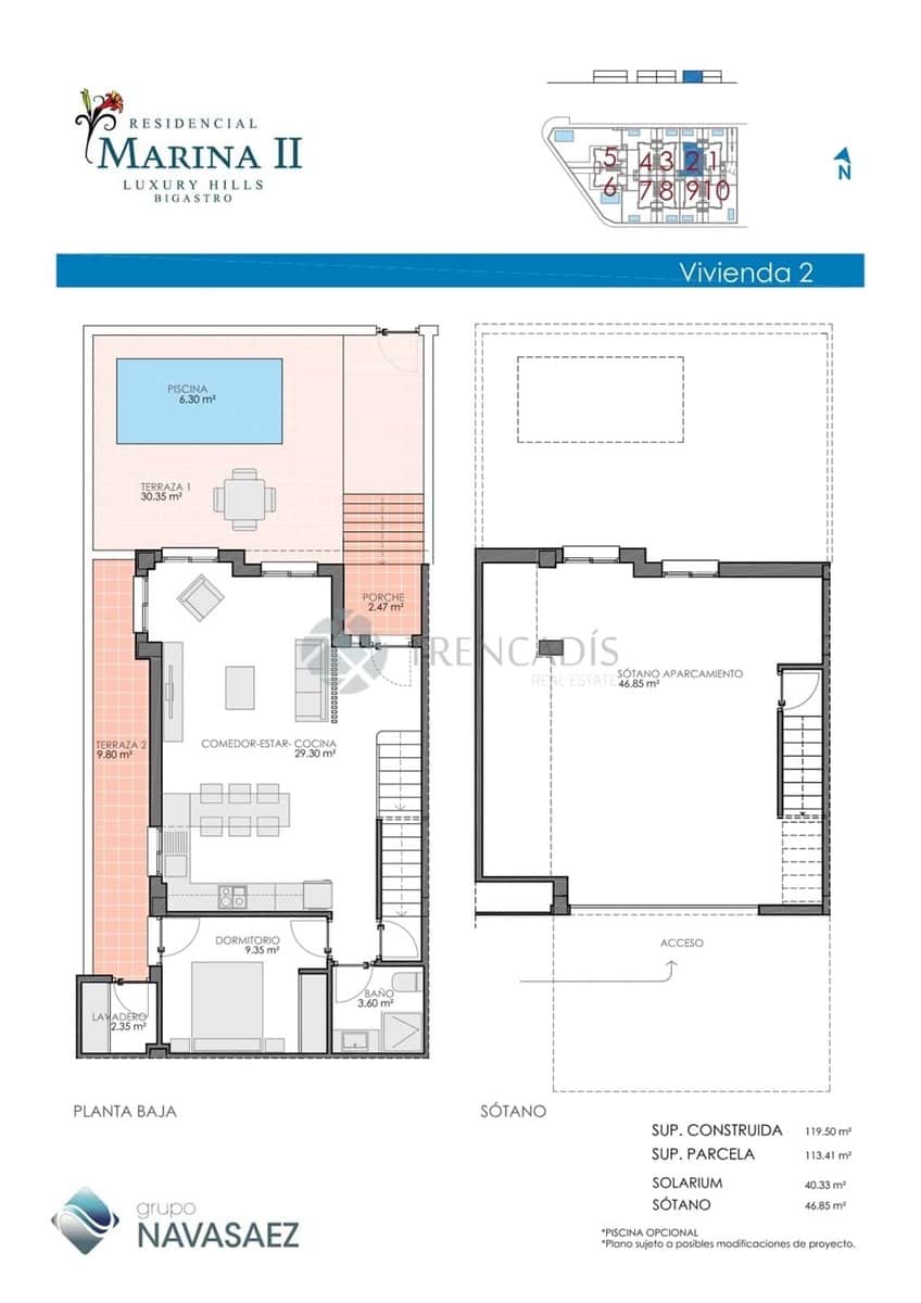 4 sypialnia Dom szeregowy na sprzedaż w Bigastro z basenem garażem - 269 900 € (Ref: 9398896)