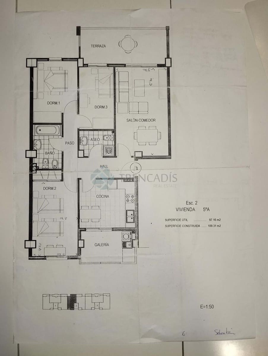 3 bedroom Apartment for sale in La Villajoyosa / Vila Joiosa - € 298,000 (Ref: 9506978)