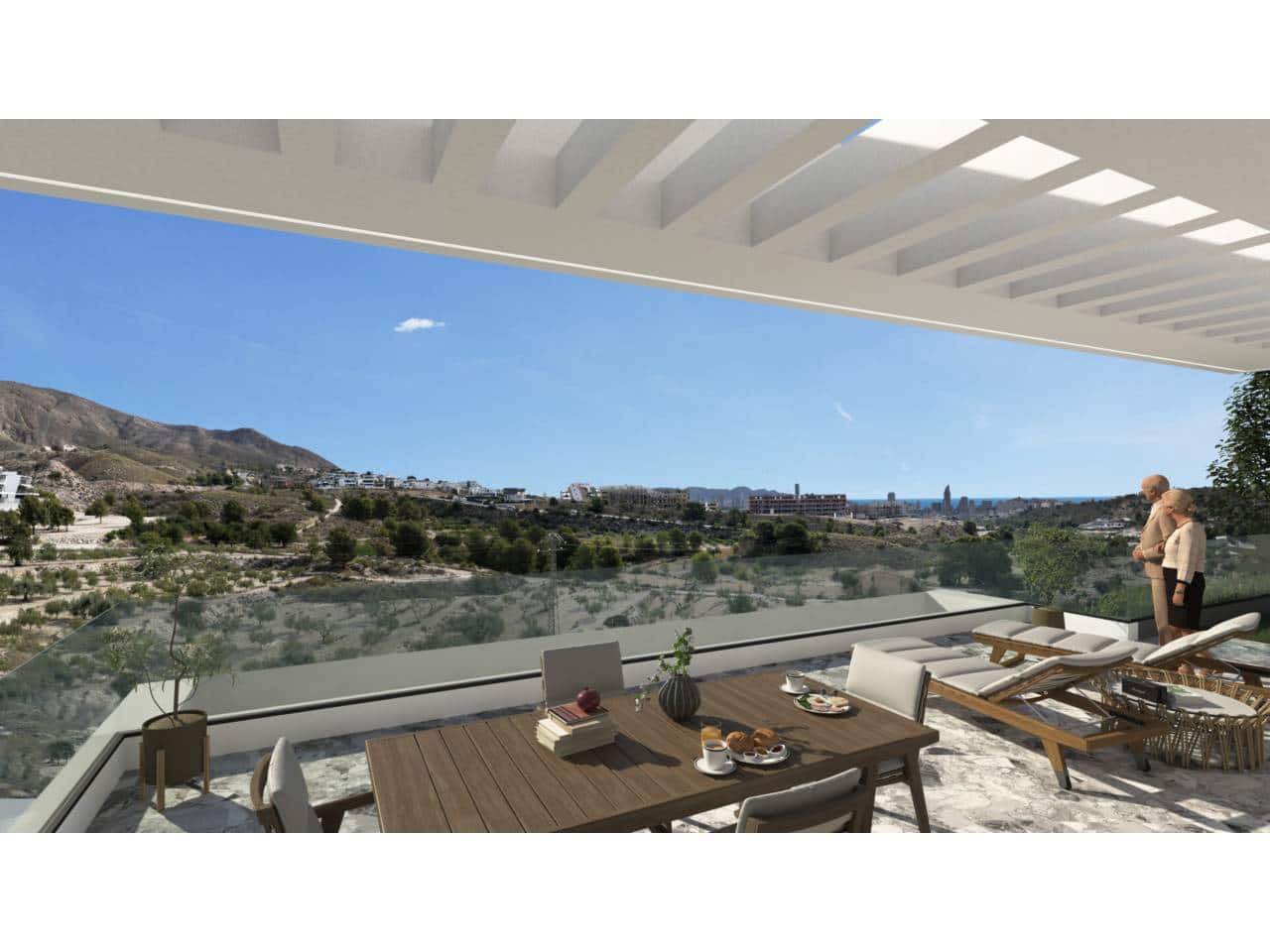 2 Zimmer Bungalow zu verkaufen in Finestrat mit Pool Garage - 355.000 € (Ref: 8941050)