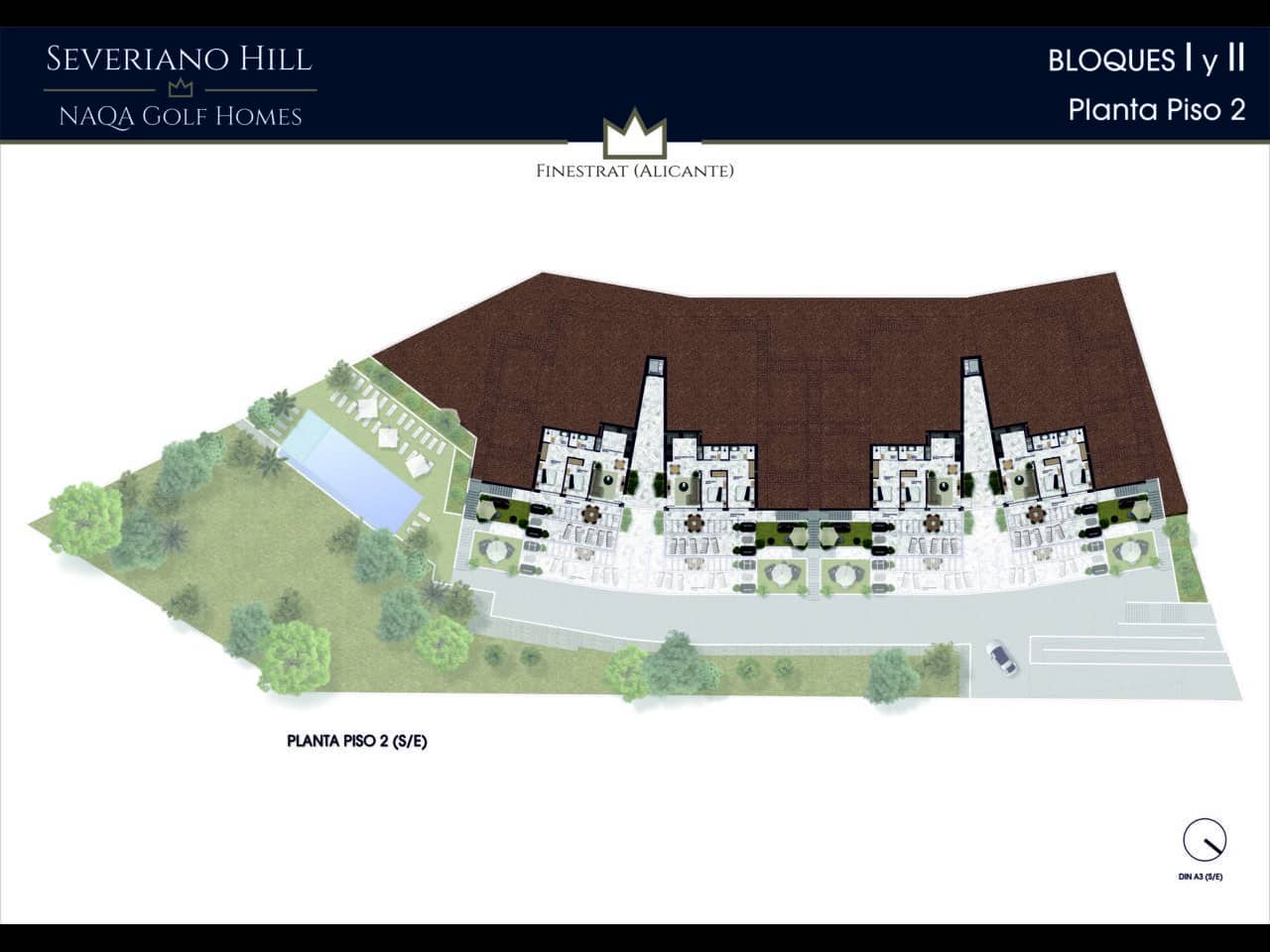 2 Zimmer Bungalow zu verkaufen in Finestrat mit Pool Garage - 355.000 € (Ref: 8941050)