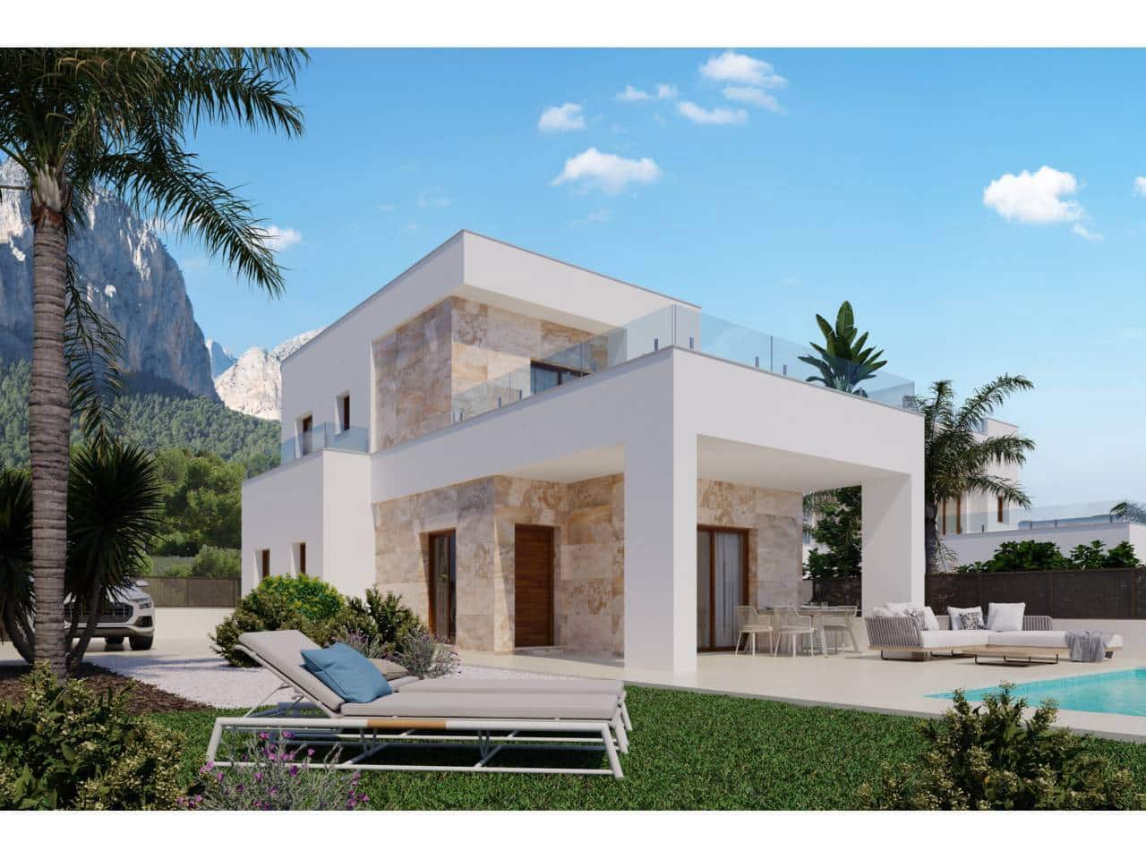 3 bedroom Villa for sale in Polop with pool - € 598,000 (Ref: 8941051)