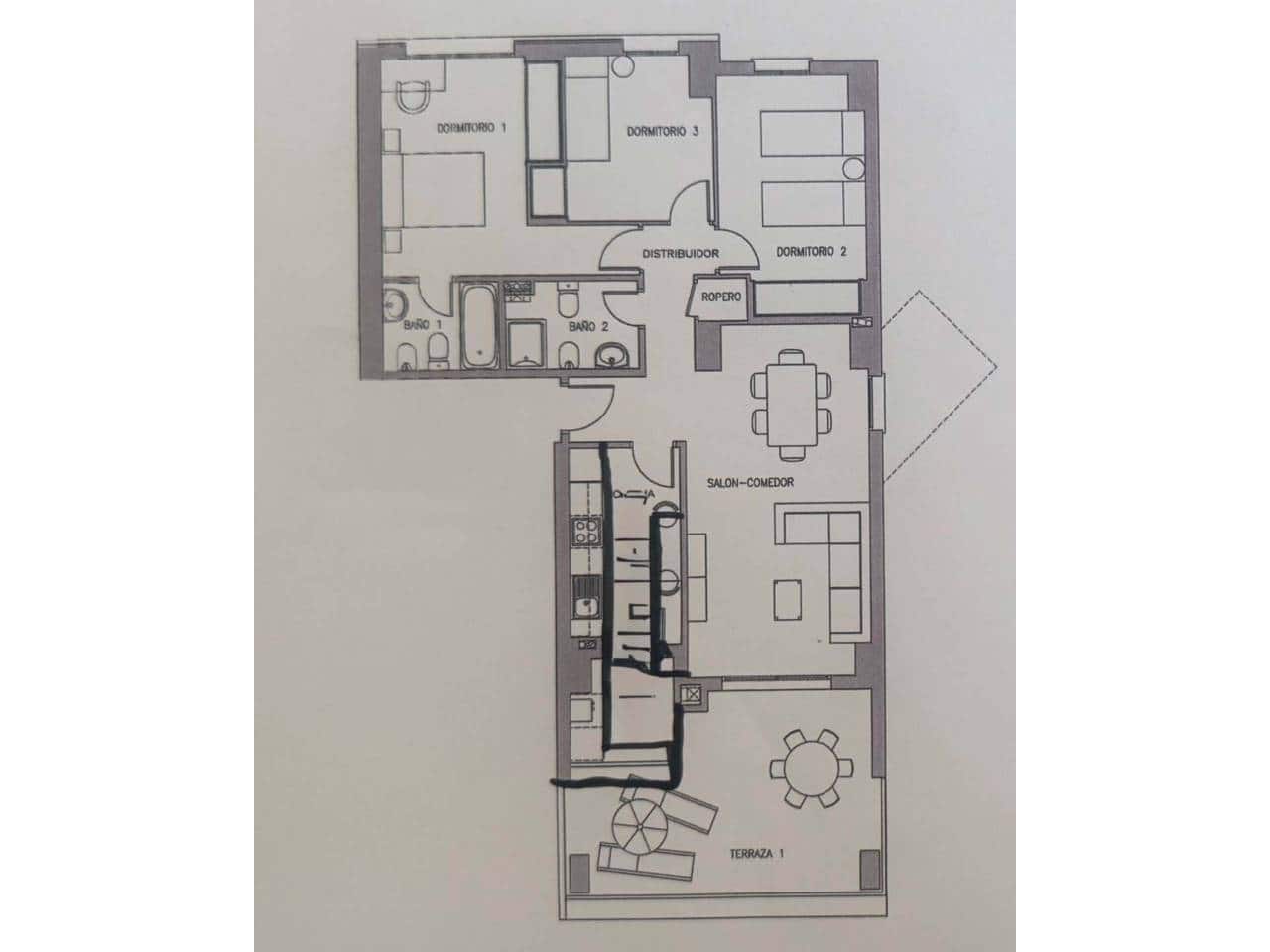 Piso de 3 habitaciones en La Villajoyosa / Vila Joiosa en venta con piscina garaje - 345.000 € (Ref: 9202085)