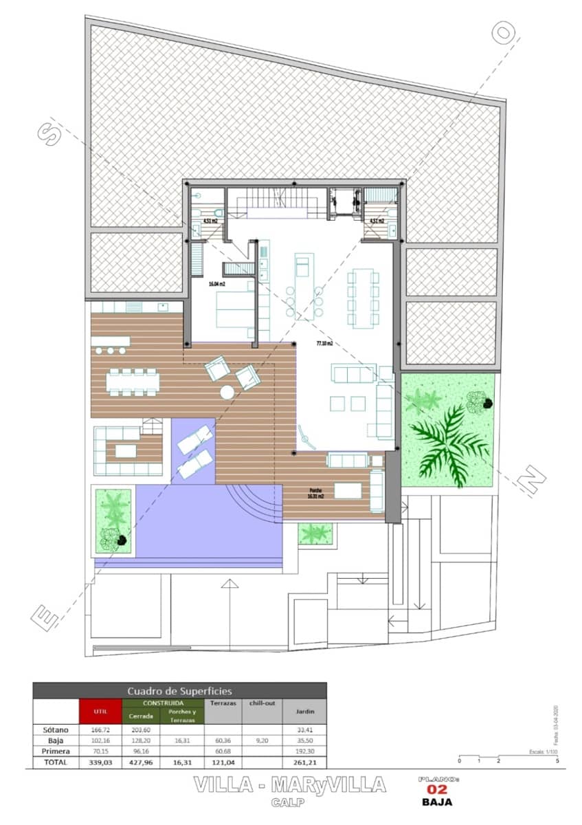 4 sypialnia Willa na sprzedaż w Calpe / Calp z basenem garażem - 1 550 000 € (Ref: 7427234)
