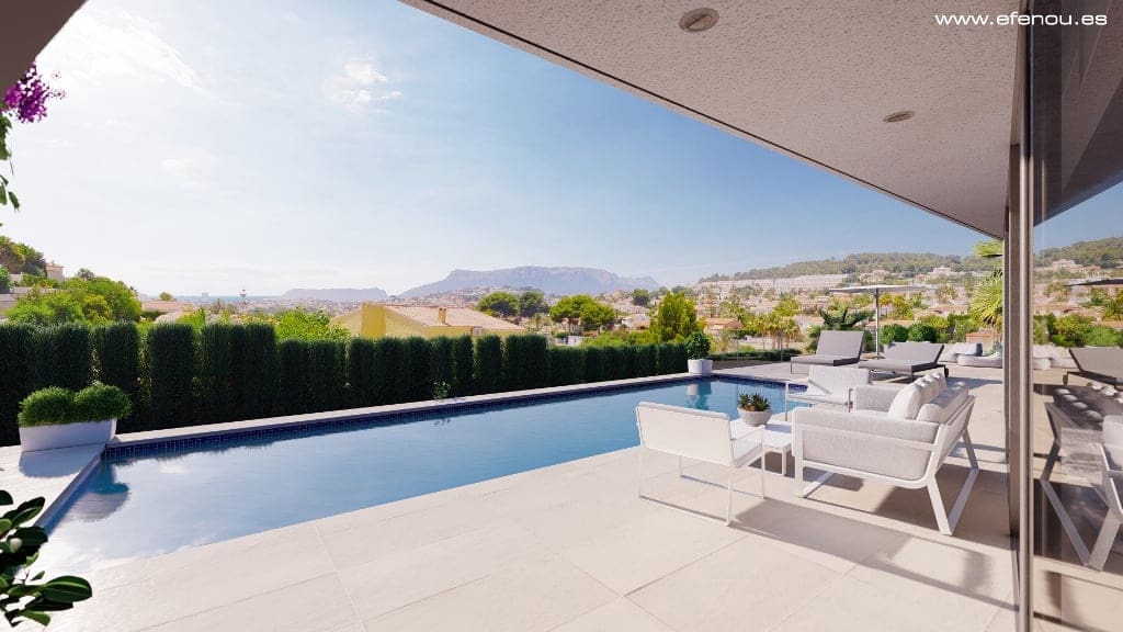 Villa til salg i Calpe / Calp med swimmingpool garage - € 1.370.000 (Ref: 8949699)