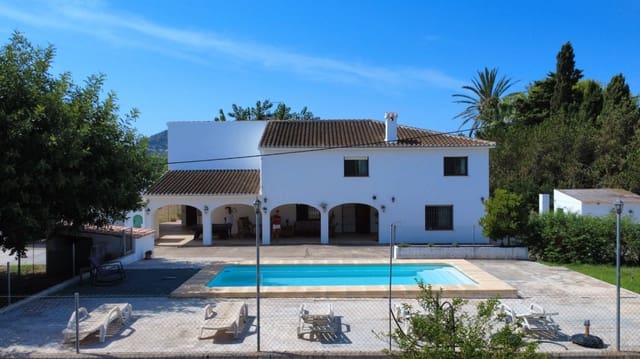 7 chambre Finca/Maison de Campagne à vendre à La Xara, Dénia avec piscine garage - 880 000 € (Ref: 9199955)
