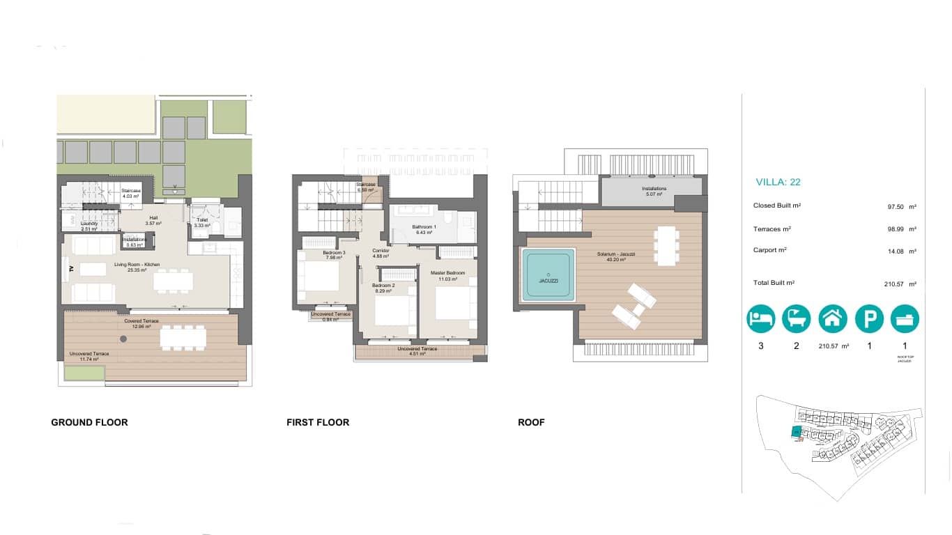 3 sovrum Hus till salu i Mijas Costa med pool garage - 980 000 € (Ref: 10115604)