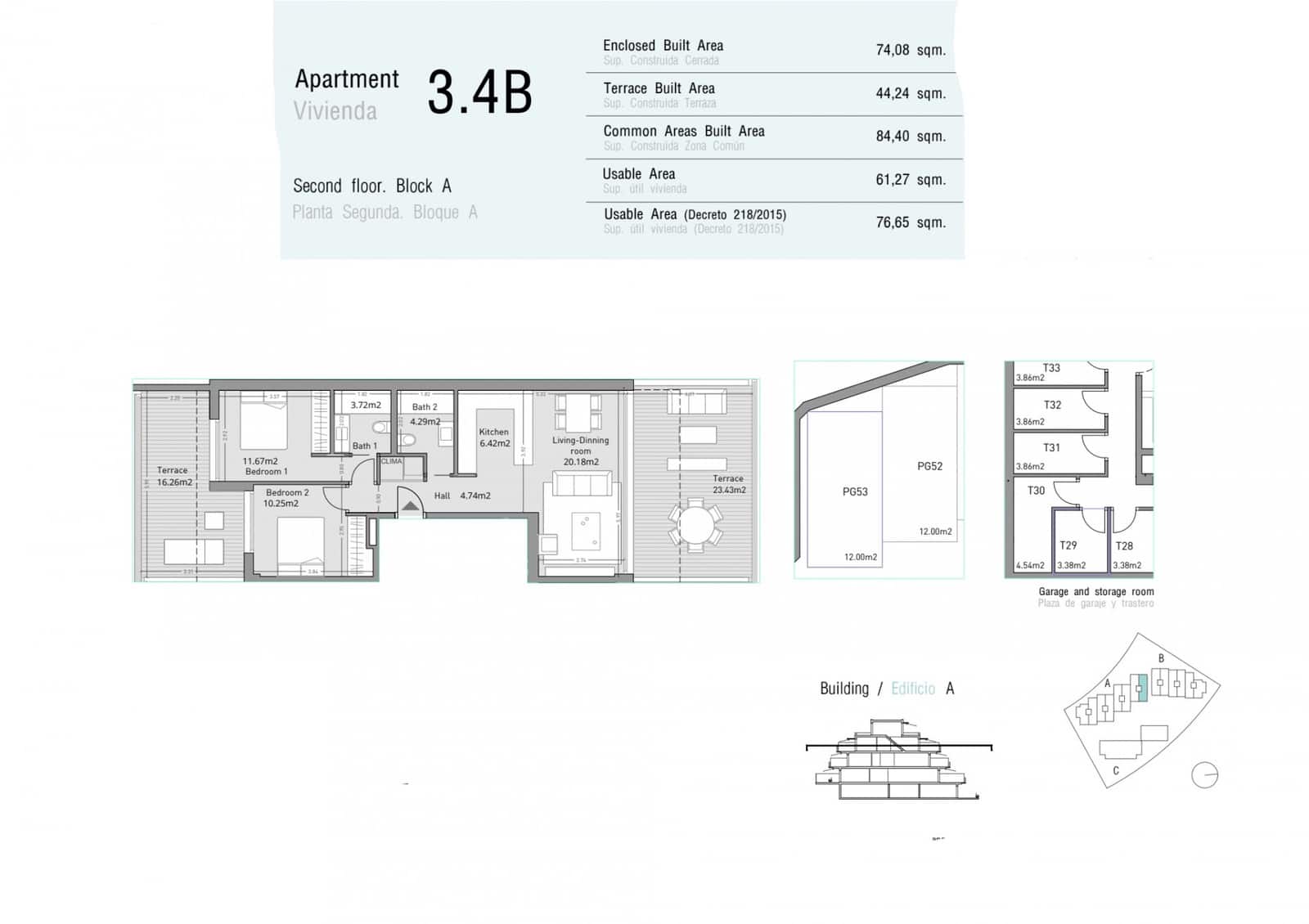 2 sovrum Lägenhet till salu i Estepona med pool garage - 470 000 € (Ref: 7091185)