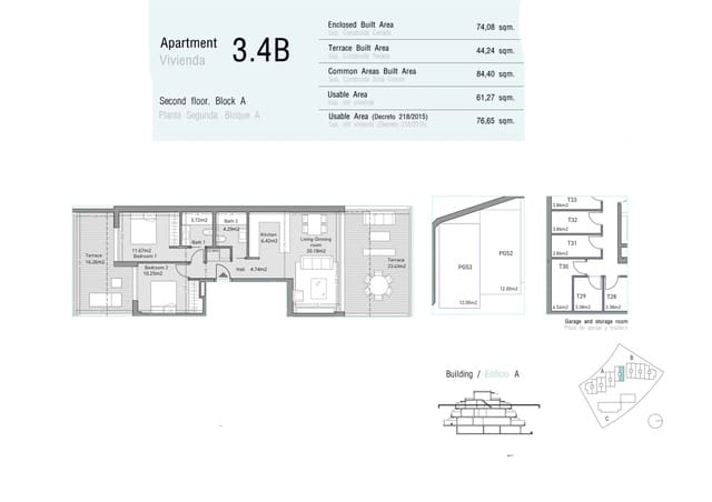 2 Zimmer Apartment zu verkaufen in Estepona mit Pool Garage - 405.000 € (Ref: 7091185)
