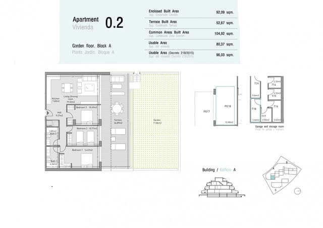 Apartamento de 2 habitaciones en Estepona en venta con piscina garaje - 420.000 € (Ref: 7091186)