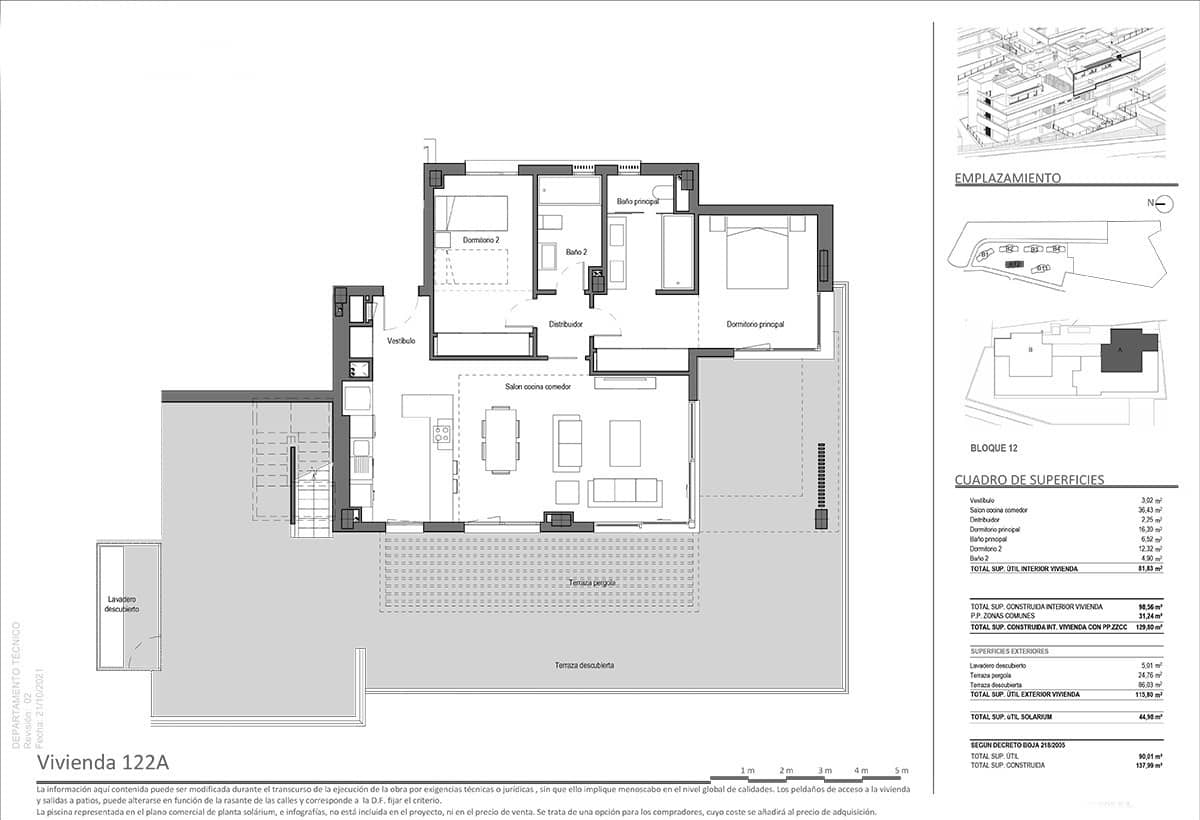 2 bedroom Penthouse for sale in Marbella with pool garage - € 999,000 (Ref: 7098068)
